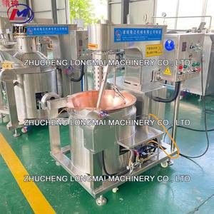 Olla Industrial Automática <span class=keywords><strong>de</strong></span> Calentamiento a Gas, <span class=keywords><strong>de</strong></span> Bronce y Cobre, Antiadherente, <span class=keywords><strong>para</strong></span> Caramelos, con Mezclador y Agitador - Product Image 3