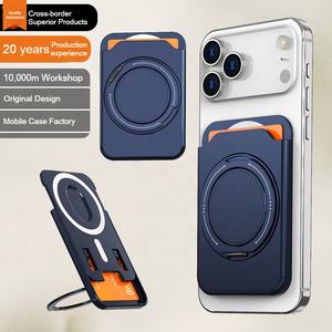 Cartera Magnética Delgada con Soporte para Tarjetas y Rotación de 360 Grados, Venta al por Mayor °   Soporte Móvil Universal Giratorio para iPhone 16 Pro para <span class=keywords><strong>Samsung</strong></span> Grip - Product Image 3