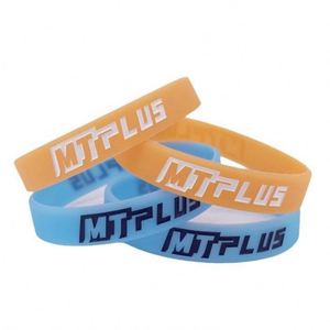Bracelet en silicone personnalisé avec logo d'usine pour hommes, couleur unie, gravé, pour la sensibilisation sportive et la lutte contre la violence. - Product Image 4