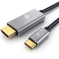 Meilleur câble USB Type-C plaqué or pour vidéo et audio 4K 30Hz pour connecter un téléphone, un lecteur DVD, un moniteur à un téléviseur