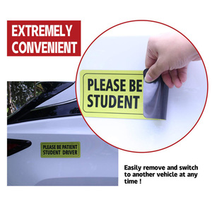 Autocollant magnétique réfléchissant pour pare-chocs de voiture, réutilisable, résistant aux intempéries, avec logo découpé sur mesure - Product Image 3
