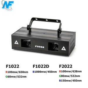 Éclairage laser de boîte de nuit 2 yeux 1000mw Lumière laser bleue unique pour DJ <span class=keywords><strong>Disco</strong></span> KTV Party - Product Image 2