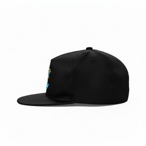 Casquette Snapback en Nylon à 5 Panneaux Personnalisée OEM avec Logo Brodé Plat Casquette de Haute Qualité Non Structurée - Product Image 4