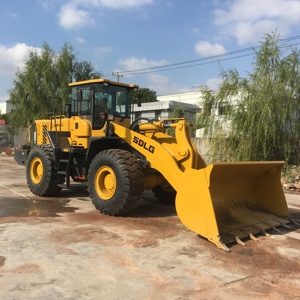 Cargadora de Ruedas SDLG 956L L956F de 5 Toneladas Usada, Cargadora Hidráulica de Trabajo Pesado, Bajo Número de Horas de Uso, Motor CAT - Product Image 2