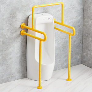 Barre d'appui pliante pour toilettes, en plastique et acier inoxydable, antidérapante, capacité de 150kg, équipement de sécurité pour salle de bain pour personnes âgées, Design moderne - Product Image 2
