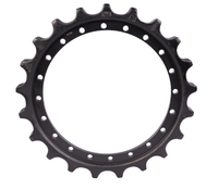Pignon de chenille de qualité supérieure 125-4403 de 655 mm de diamètre extérieur, pignon de chenille 130-9326 pour bulldozer et excavatrice