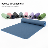 Tapis de stretching en TPE personnalisé avec logo ODM, surface rectangulaire insonorisante pour le bien-être au bureau, cadeaux pour employés, fabricant en gros
