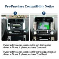 Radio para Auto con Pantalla Vertical de 12.1 Pulgadas para Toyota Prado (2010-2013), con Sistema Multimedia Inalámbrico Android Auto y CarPlay, Unidad Principal con Bluetooth