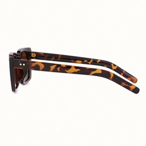 2019 Vintage Leopard Women Brand Designer <b>Retro</b> Rivet <b>Sunglass</b> UV400 Small Frame Rectangle <b>Sunglasses</b> - Product Image 6