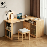 Bureau d'angle en bois, nouveau design, mobilier de maison, fabricant chinois, meilleur prix, personnalisation, grand stock, prêt à être expédié.