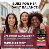 Fabricant chinois OEM, étiquette privée, 47 en 1, vitamines et minéraux complexes, capsules multivitaminées pour femmes, complément alimentaire pour femmes