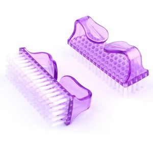 Wholesale Durable Nylon Nail Scrub Art Dust Cleaning Brush Cleaner Nail Brush