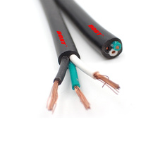 Kabel Fleksibel PVC SVT 16 18AWG 2 3 4 Inti Isolasi Konduktor Tembaga Kabel Daya