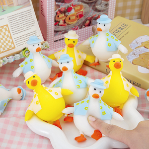 Cartoon Kawaii Dressed Duck Squishy <b>Toy</b> Cute Duck Squeeze <b>Toy</b> Stress Relief Fidget <b>Toy</b> <b>for</b> Kids <b>Adults</b> - Product Image 1