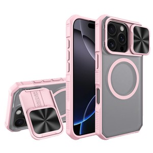Approvisionnement transfrontalier pour les coques de téléphone Apple iPhone 16 Pro, dotées d'un fenêtre pour objectif, d'un support et d'une recharge magnétique sans fil - Product Image 5