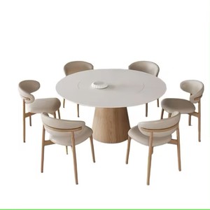 <span class=keywords><strong>Table</strong></span> à manger ronde 2024 à vendre pour salle à manger, cuisine et hôtel à prix de gros - Product Image 4