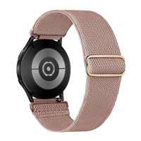 Bracelet de montre en nylon élastique, bracelet universel 18/20/22 mm pour Samsung Watch 7/6, Garmin, Huawei GT2/GT3