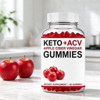 Gummies de Cétones Naturelles OEM/ODM, Suppléments Probiotiques au Vinaigre de Cidre de Pomme, Gummies de Fibres Alimentaires Expédiés Directement de l'Usine