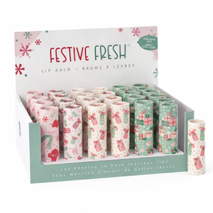 Bálsamo Labial Vegano con Vitamina E Hidratante en Envase de Tubo de Papel Biodegradable Ecológico, Regalo Navideño con Aroma a Frutas - Product Image 2