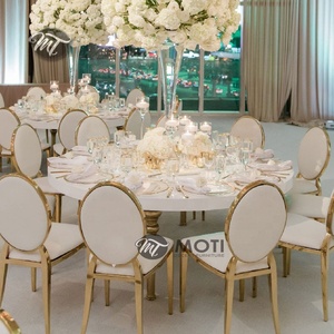 Sillas de mesa con asiento acolchado para fiesta de cumpleaños de niños, sillas pequeñas de metal dorado para eventos, venta al por mayor - Product Image 5