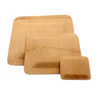 Eco Biodegradable Disposable Wooden Bamboo Palm Leaf Plates