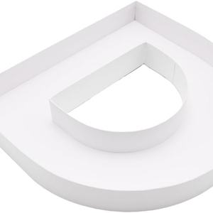 Caja Decorativa Rellenable en Forma de D de Cartón de 12 Pulgadas ZIJRXQ, Apta para Alimentos, para Charcutería - Product Image 4