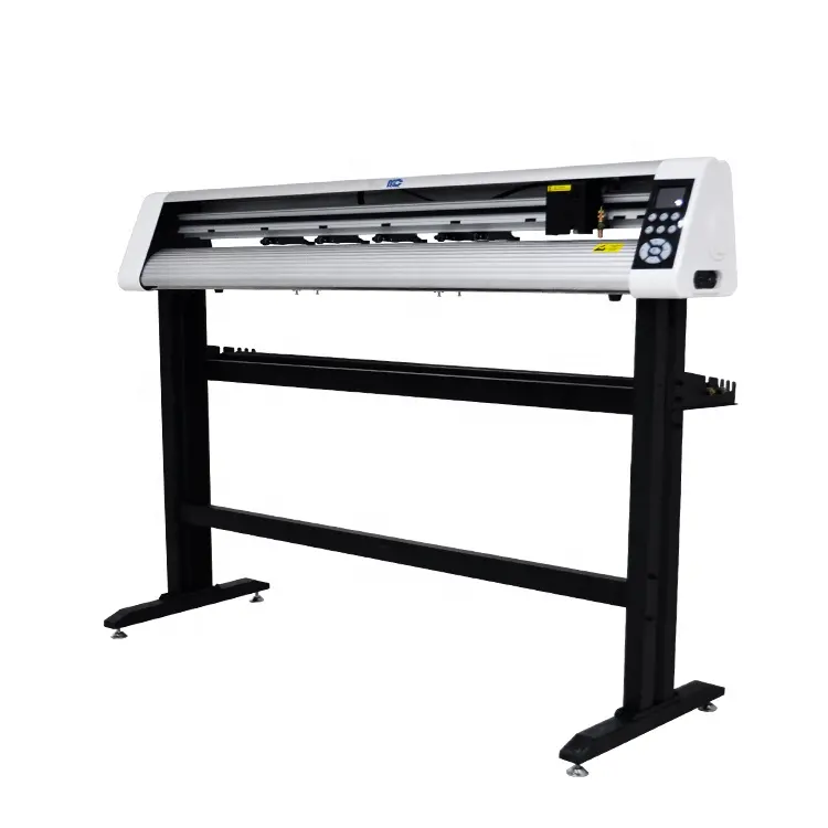 Alta eficiência melhor preço 1200 mm 1600mm largura vinil impressora plotter, etiqueta de corte, plotter, preço com função de posição automática