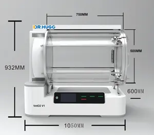 DR.HUGO VetO2 V1 Manufacture Pet Hospital Hyperbaric Chamber 1.5 Ata Hard Hyperbaric Oxygenation Chamber Camara Hiperbaric A