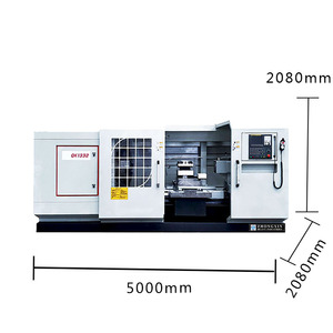 เครื่องกลึงท่อซีเอ็นซีอุตสาหกรรมรุ่น QK1332 ระยะห่างระหว่างศูนย์กลาง 1500/3000 มม. สำหรับชิ้นงานยาว - Product Image 6