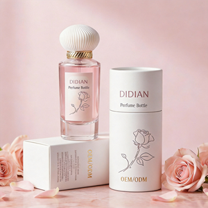 New Design Unique Cylindrical Shape Empty Perfume Glass Bottles 100ml 30ml 50ml Perfume Bottle with Box Low Custom logo - Product Image 2