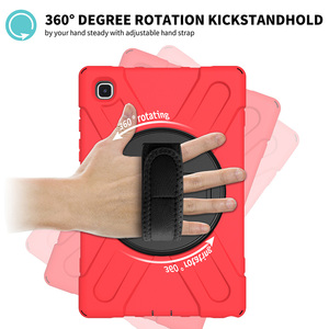 Funda de silicona a prueba de golpes con soporte giratorio y correa de hombro para <span class=keywords><strong>Samsung</strong></span> <span class=keywords><strong>Galaxy</strong></span> <span class=keywords><strong>Tab</strong></span> <span class=keywords><strong>A7</strong></span>, 10,4 pulgadas, 2020, T500, T505 - Product Image 3
