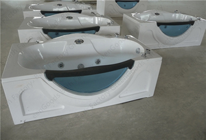 Produk Baru Di Cina Bak Mandi Mandi Akrilik Berdiri Bebas Jet Whirlpool Pijat Rendam Bak Mandi - Product Image 6