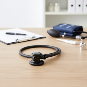 Estetoscopio Pediátrico Manual de Doble Cabeza EUR PET, Precio de Fábrica, Equipo Médico de Acero Inoxidable de Doble Tubo para Uso Clínico - Product Image 1