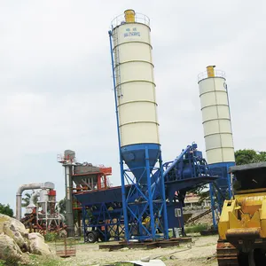 Factory Direct High Quality small mobile concrete batch plant HZS90 with cheap price