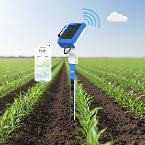 Estación de Monitoreo de Humedad del Suelo con Energía Solar y WiFi 4G para Agricultura, NPK, Humedad, PH, EC, Smartphone Watchman-S03, Alimentada por Energía Solar - Product Image 1