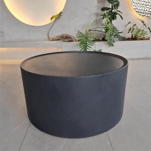 Table à manger en béton de grande taille, très résistante, très vendue en 2026, pour la maison et le jardin - Product Image 2