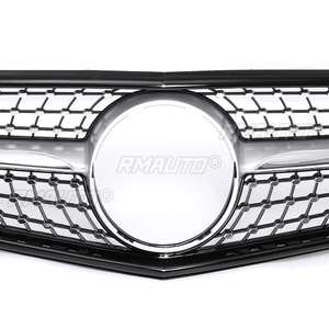 Parrilla Delantera para Automóvil Estilo Diamante C300 W204, Parrilla Deportiva para Mercedes Benz Clase C W204 C180 C200 C300 2008-2014 - Product Image 4