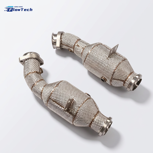 Performance 304 Stainless Steel Racing Downpipe for Mercedes AMG E43 W213 C43 W205 M276 3.0L V6 Eur 5 200 cells - Product Image 6