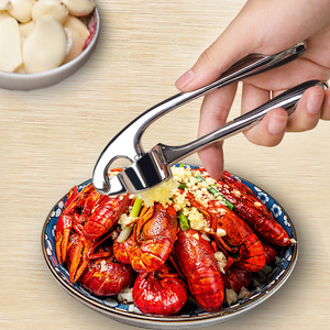 Presse-ail manuel <span class=keywords><strong>XL</strong></span> Premium en métal durable pour la maison, hachoir à ail, presse-légumes, trancheuse et hachoir pour légumes - Product Image 2