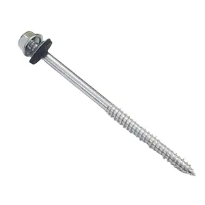 Self-Tapping Metal Screw W/Washer, Hex Head - GALVANIZED Self tapping screws with EPDM