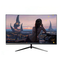 Moniteur incurvé pour jeux vidéo, écran large IPS 27 pouces, 75 Hz, 2K, pour les professionnels et les joueurs