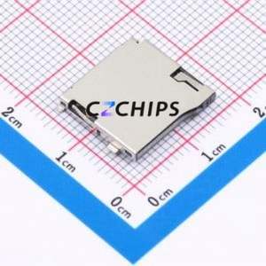 TF-CARD H1.8 SD Card / Memory Card Connector SMD Connector Self-Return Type MicroSD Card (TF Card) Card Holder 1.8mm - Product Image 1