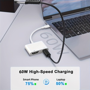 Bộ chuyển đổi USB-C sang HDTV 4K-Đầu nối AV kỹ thuật số tốc độ cao cho Điện thoại 15-Màn hình đồng bộ với Màn hình máy chiếu TV - Product Image 4