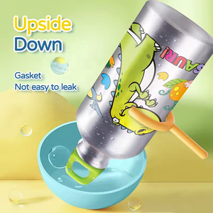 Gioco finto giocattolo per bambini fai da te giocattolo da <span class=keywords><strong>disegno</strong></span> <span class=keywords><strong>dinosauro</strong></span> 500ML bottiglia di acqua materiale in alluminio per uso alimentare senza BPA - Product Image 5