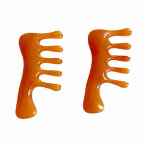 Peigne de massage en résine à cinq griffes avec fonction blanchissante, outil de raclage pour salon de beauté - Product Image 2