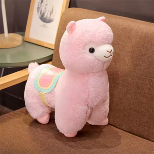 Juguete de Peluche al por Mayor, Llama de Peluche Suave, Muñeco de Alpaca para Abrazar, Almohada Creativa de <span class=keywords><strong>Muppets</strong></span>, Regalos de Cumpleaños para Niños - Product Image 4