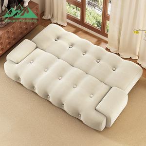 <span class=keywords><strong>Divano</strong></span> <span class=keywords><strong>Letto</strong></span> Pieghevole Moderno Roch Castle in Tessuto, Struttura in Legno per Hotel, Soggiorno e Camera da <span class=keywords><strong>Letto</strong></span>, Doppio Uso - Product Image 1