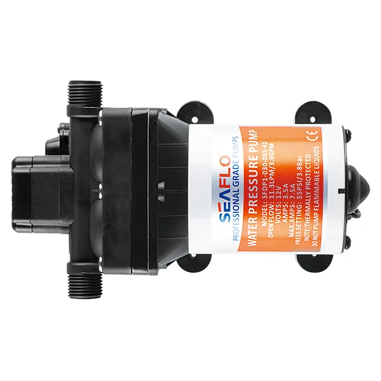 SEAFLO Industrial 12V 24V DC Water Pump with Pressure Switch 3.0GPM Mini Small Diaphragm Pump Automatic Booster pump