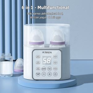 이중 병 따뜻한 아기 제품을 가진 유방 우유 또는 포뮬러 용 공장 도매 아기 젖병 워머 가정용 이유식 히터 - Product Image 2