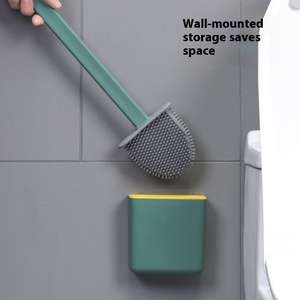 Treo Tường Dài Xử Lý Silicone Nhà Vệ Sinh Bàn Chải Không Có Góc Chết Cao Su Mềm Hộ Gia Đình Sạch Hơn Với Tay Phong Cách Thiết Kế - Product Image 3